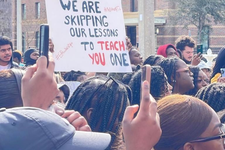 Students at Bethune Cookman Protest School Conditions Amid Ed Reed Departure