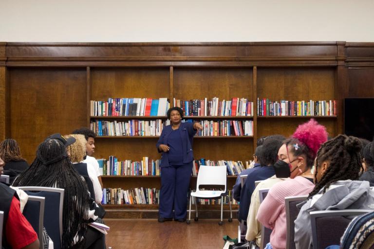 Stacey Abrams Engages Howard Students in Post-Election Discussion