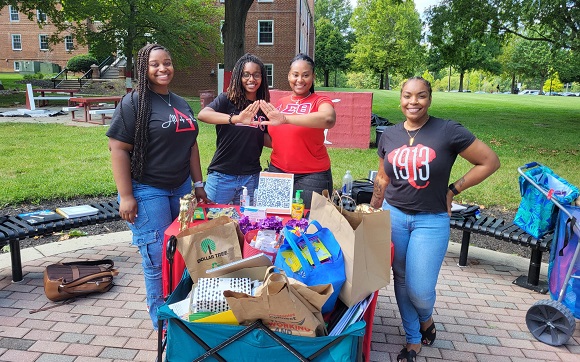 Bowie State University Deltas Spread Joy with Back-to-School Drive