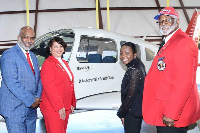 HBCU Names Plane After Tuskegee Airman Lt. Col. George Hardy 