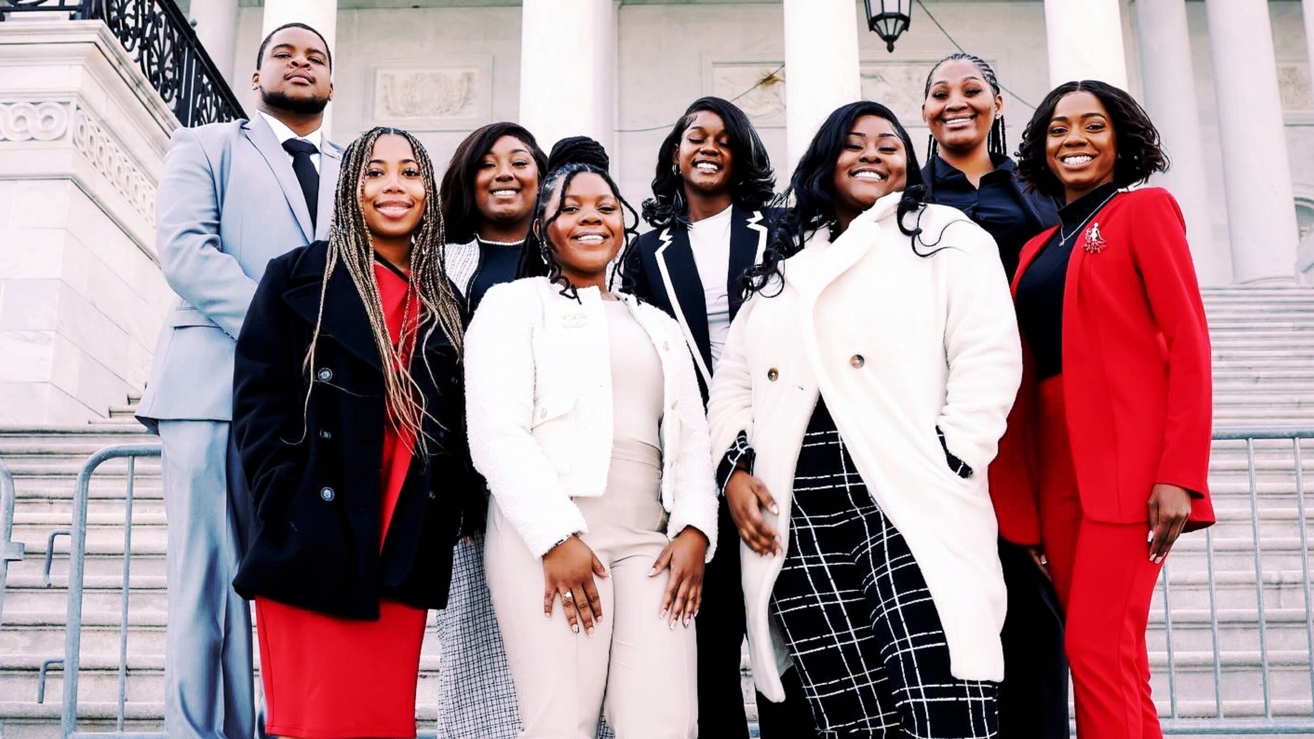 The HBCU student ambassadors of Beyond The Sheets pictured above. Photo Courtesy of Power To Decide