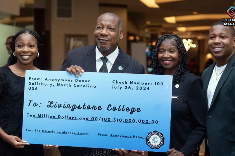 Anonymous Donor Gifts Livingstone College Another $1 Million During Homecoming