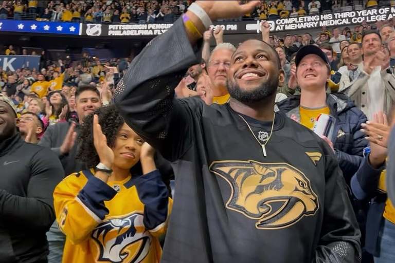 HBCU Medical Student and Army Veteran Honored at Nashville Predators Game