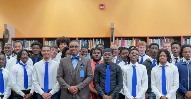 HBCU Hosts Event to Teach Students the Art of Tie-Tying