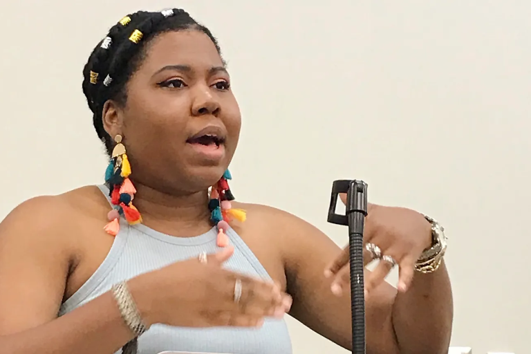 Ashley M. Jones, Poet Laureate of Alabama, Recites Work at Gadsden State Community College